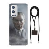 Senada Oneplus 9 Pro ile Uyumlu Kılıf Atatürk 1938 Desenli Silikon İpli Boyun Askı Aparatı