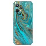 Senada Oneplus 9 Pro ile Uyumlu Kılıf Baskılı Resimli Desenli Silikon Liquid Mermer