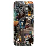 Senada Oneplus 9 Pro ile Uyumlu Kılıf Baskılı Resimli Desenli Silikon Newyork Retro