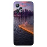 Senada Oneplus 9 Pro ile Uyumlu Kılıf Baskılı Resimli Desenli Silikon Romantik Rıhtım