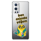 Senada Oneplus 9 Pro ile Uyumlu Kılıf Desenli Baskılı Silikon Ben Aslında Yoğum