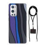Senada Oneplus 9 Pro ile Uyumlu Kılıf İnsider Desenli Silikon İpli Boyun Askı Aparatı