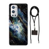 Senada Oneplus 9 Pro ile Uyumlu Kılıf Karanlık Desenli Silikon İpli Boyun Askı Aparatı