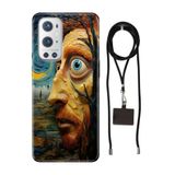 Senada Oneplus 9 Pro ile Uyumlu Kılıf NFT Desenli Silikon İpli Boyun Askı Aparatı