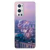 Senada Oneplus 9 Pro ile Uyumlu Kılıf Resimli Desenli Silikon Enjoy Life