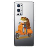 Senada Oneplus 9 Pro ile Uyumlu Kılıf Resimli Desenli Silikon Gezgin Kurbağa