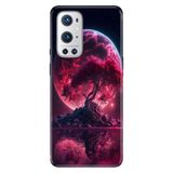 Senada Oneplus 9 Pro ile Uyumlu Kılıf Resimli Desenli Silikon Red World