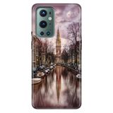 Senada Oneplus 9 Pro İle Uyumlu Kılıf Silikon Desenli Tam Koruma Resimli Kapak Amsterdam