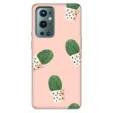 Senada Oneplus 9 Pro İle Uyumlu Kılıf Silikon Desenli Tam Koruma Resimli Kapak Cactus