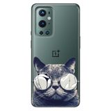 Senada Oneplus 9 Pro İle Uyumlu Kılıf Silikon Desenli Tam Koruma Resimli Kapak Cix Kedi