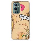 Senada Oneplus 9 Pro İle Uyumlu Kılıf Silikon Desenli Tam Koruma Resimli Kapak Shut Up