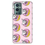 Senada Oneplus 9 Pro İle Uyumlu Kılıf Silikon Desenli Tam Koruma Resimli Kapak Unicorn Donut