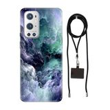 Senada Oneplus 9 Pro ile Uyumlu Kılıf Sonsuzluk Desenli Silikon İpli Boyun Askı Aparatı