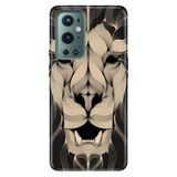 Senada Oneplus 9 Pro ile Uyumlu Kılıf Tioserisi Resimli Silikon Altın Aslan Mandala