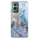 Senada Oneplus 9 Pro ile Uyumlu Kılıf Tioserisi Resimli Silikon Antic Marble