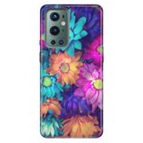 Senada Oneplus 9 Pro ile Uyumlu Kılıf Tioserisi Resimli Silikon Çiçek Portre