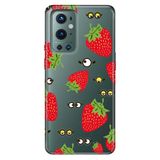 Senada Oneplus 9 Pro ile Uyumlu Kılıf Tioserisi Resimli Silikon Çilek Berry