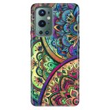 Senada Oneplus 9 Pro ile Uyumlu Kılıf Tioserisi Resimli Silikon Color Mandala