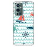 Senada Oneplus 9 Pro ile Uyumlu Kılıf Tioserisi Resimli Silikon Dalga Deniz
