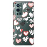 Senada Oneplus 9 Pro ile Uyumlu Kılıf Tioserisi Resimli Silikon Desenli Kalpler