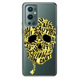 Senada Oneplus 9 Pro ile Uyumlu Kılıf Tioserisi Resimli Silikon Iskelet Caution
