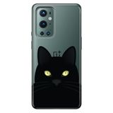 Senada Oneplus 9 Pro ile Uyumlu Kılıf Tioserisi Resimli Silikon Kara Kedi