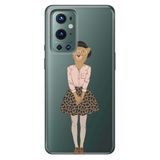 Senada Oneplus 9 Pro ile Uyumlu Kılıf Tioserisi Resimli Silikon Kolejli Leopar