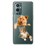 Senada Oneplus 9 Pro ile Uyumlu Kılıf Tioserisi Resimli Silikon Köpek Kedi