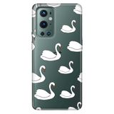 Senada Oneplus 9 Pro ile Uyumlu Kılıf Tioserisi Resimli Silikon Kuğu, Color620