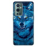 Senada Oneplus 9 Pro ile Uyumlu Kılıf Tioserisi Resimli Silikon Mavi Çizim Kurt