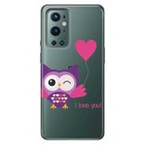 Senada Oneplus 9 Pro ile Uyumlu Kılıf Tioserisi Resimli Silikon Pembe Baykuş