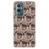 Senada Oneplus 9 Pro ile Uyumlu Kılıf Tioserisi Resimli Silikon Pug Pug Köpek