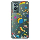 Senada Oneplus 9 Pro ile Uyumlu Kılıf Tioserisi Resimli Silikon Renkli Uzay