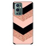 Senada Oneplus 9 Pro ile Uyumlu Kılıf Tioserisi Resimli Silikon Simli Pullu Mermer