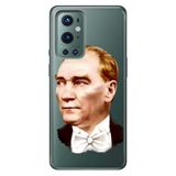 Senada Oneplus 9 Pro ile Uyumlu Kılıf Tioserisi Resimli Silikon Smokin Atatürk