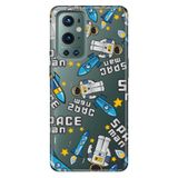 Senada Oneplus 9 Pro ile Uyumlu Kılıf Tioserisi Resimli Silikon Spaceman