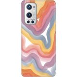 Senada Oneplus 9 Pro Kılıf Desenli Baskılı Tpu Rubber Kapak Flurr - 001-Renkli
