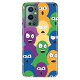 Senada Oneplus 9 Pro Uyumlu Mavi ile Uyumlu Kılıf Tioserisi Resimli Silikon Renkli Ordu