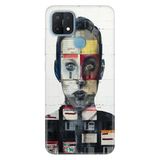 Senada Oppo A15S İle Uyumlu Kılıf Silikon Desenli Tam Koruma Resimli Kapak Art Collage