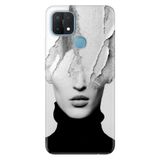 Senada Oppo A15S İle Uyumlu Kılıf Silikon Desenli Tam Koruma Resimli Kapak Art Girl