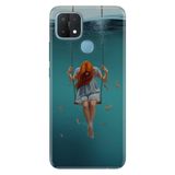 Senada Oppo A15S İle Uyumlu Kılıf Silikon Desenli Tam Koruma Resimli Kapak Aşk Acısı