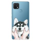 Senada Oppo A15S İle Uyumlu Kılıf Silikon Desenli Tam Koruma Resimli Kapak Dostum Husky