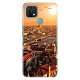 Senada Oppo A15S İle Uyumlu Kılıf Silikon Desenli Tam Koruma Resimli Kapak Galata
