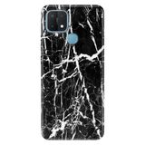 Senada Oppo A15S İle Uyumlu Kılıf Silikon Desenli Tam Koruma Resimli Kapak Gate Mermer