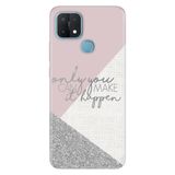 Senada Oppo A15S İle Uyumlu Kılıf Silikon Desenli Tam Koruma Resimli Kapak Happen