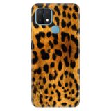 Senada Oppo A15S İle Uyumlu Kılıf Silikon Desenli Tam Koruma Resimli Kapak Leopar Kürk