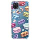 Senada Oppo A15S İle Uyumlu Kılıf Silikon Desenli Tam Koruma Resimli Kapak Macaron
