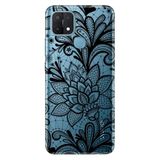 Senada Oppo A15S İle Uyumlu Kılıf Silikon Desenli Tam Koruma Resimli Kapak Mandala Gül