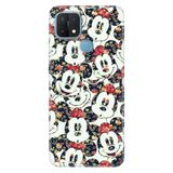 Senada Oppo A15S İle Uyumlu Kılıf Silikon Desenli Tam Koruma Resimli Kapak Mouse