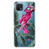 Senada Oppo A15S İle Uyumlu Kılıf Silikon Desenli Tam Koruma Resimli Kapak Papağan